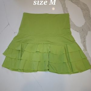 Lime green skirt